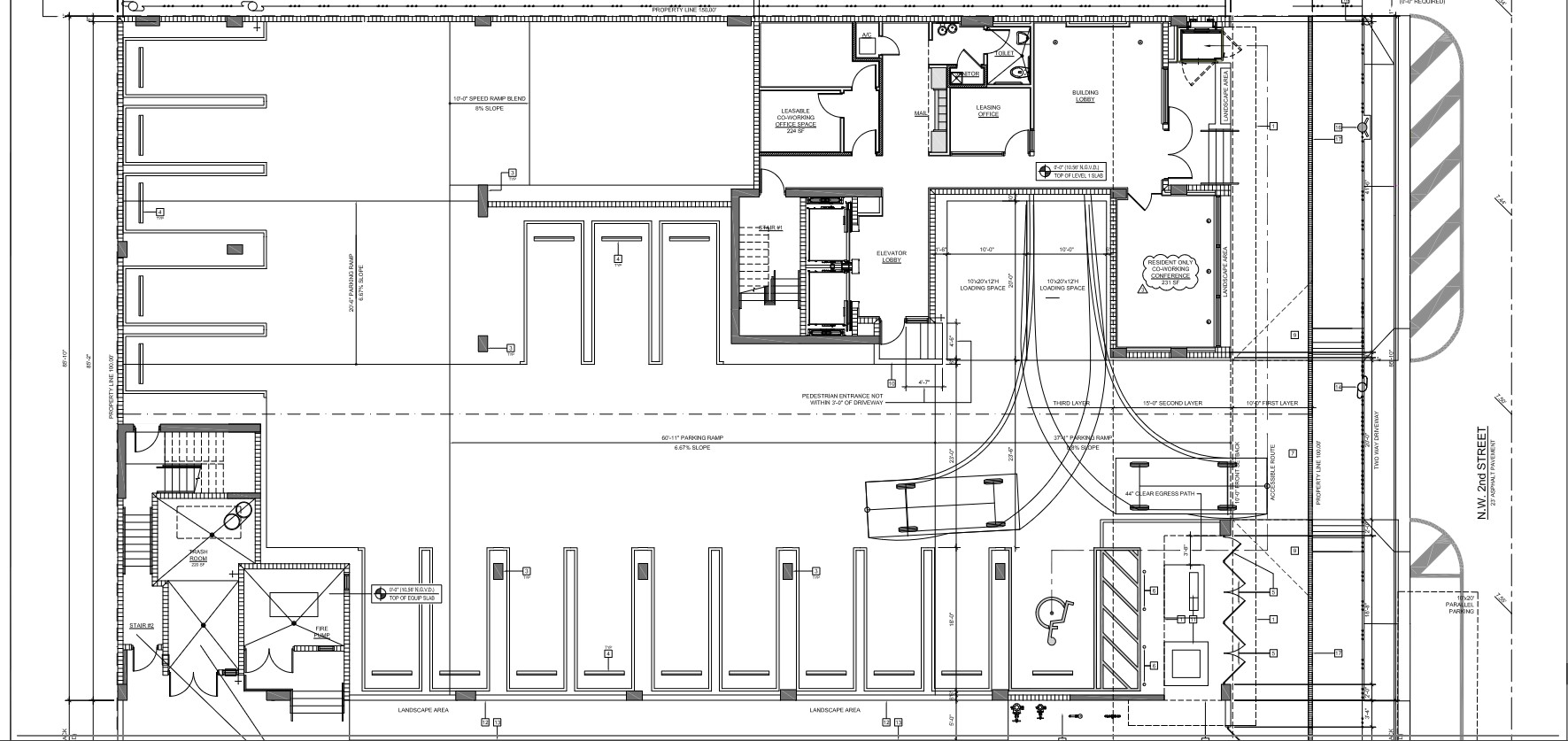 botanic apartments site plan
