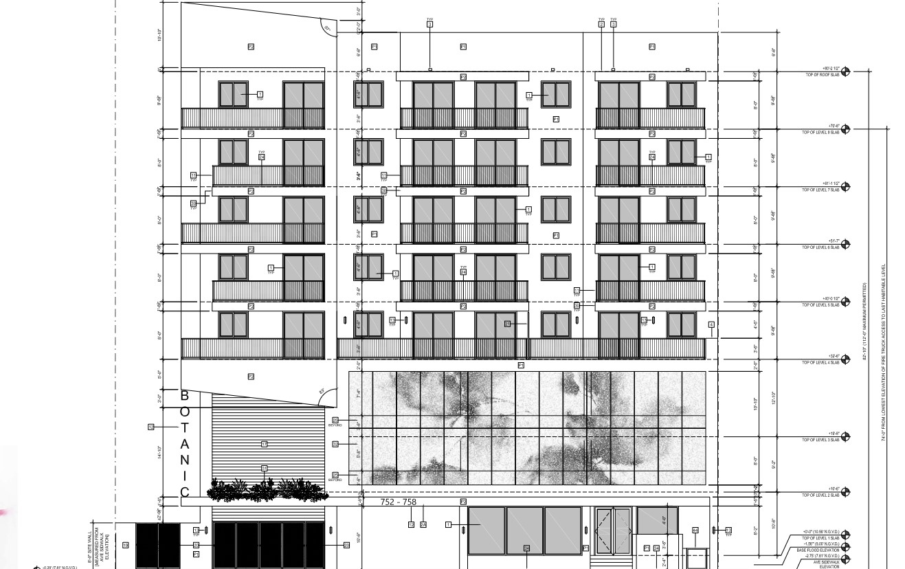 botanic apartments elevations