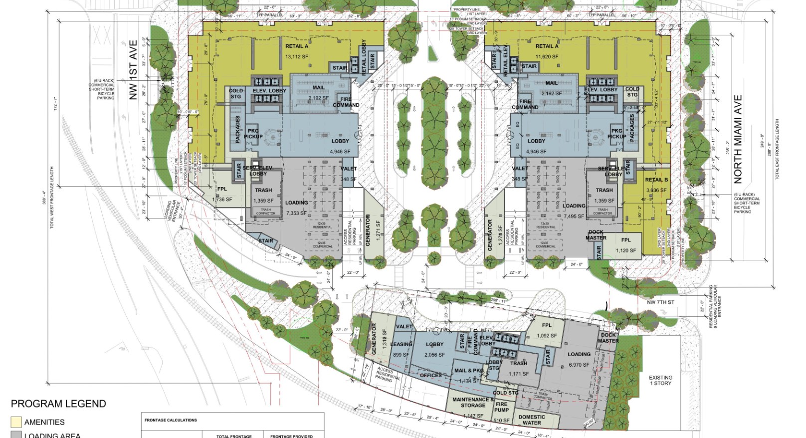 700 North Miami Avenue site plan