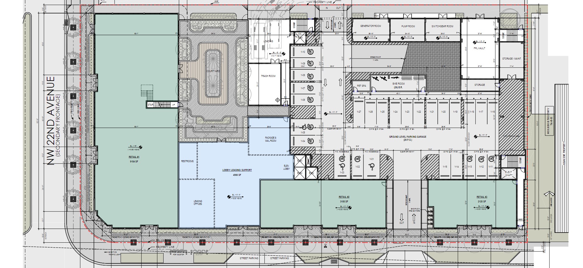 2157 Flagler Residences site plan