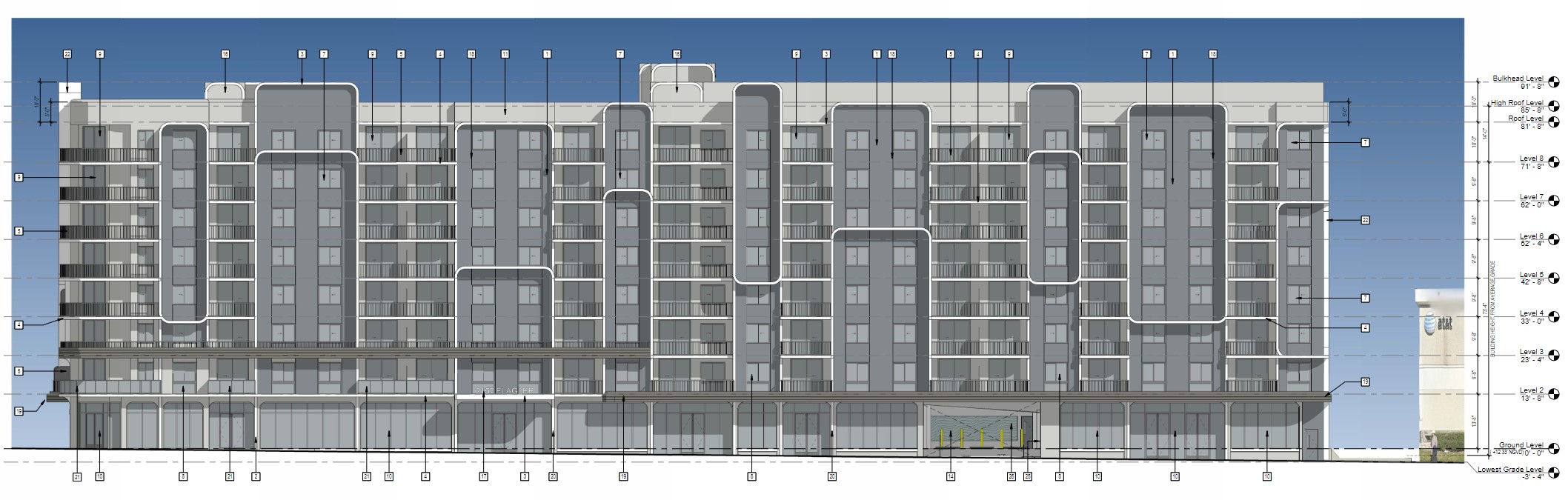 2157 Flagler Residences elevations