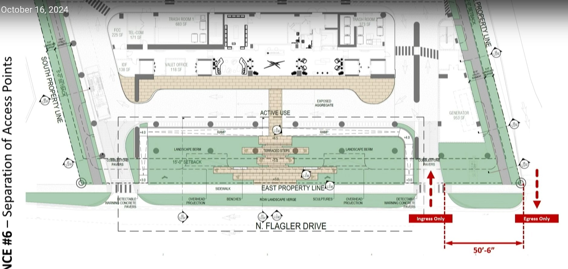 1717 N Flagler Drive, West Palm Beach Ritz Carlton Site Plan