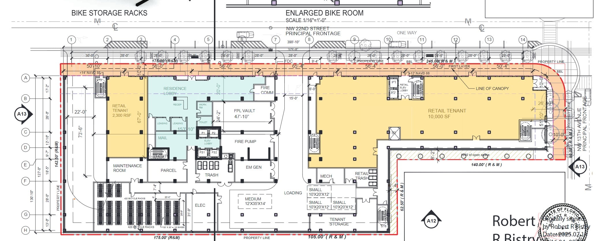 1344 NW 22nd Street Site Plan