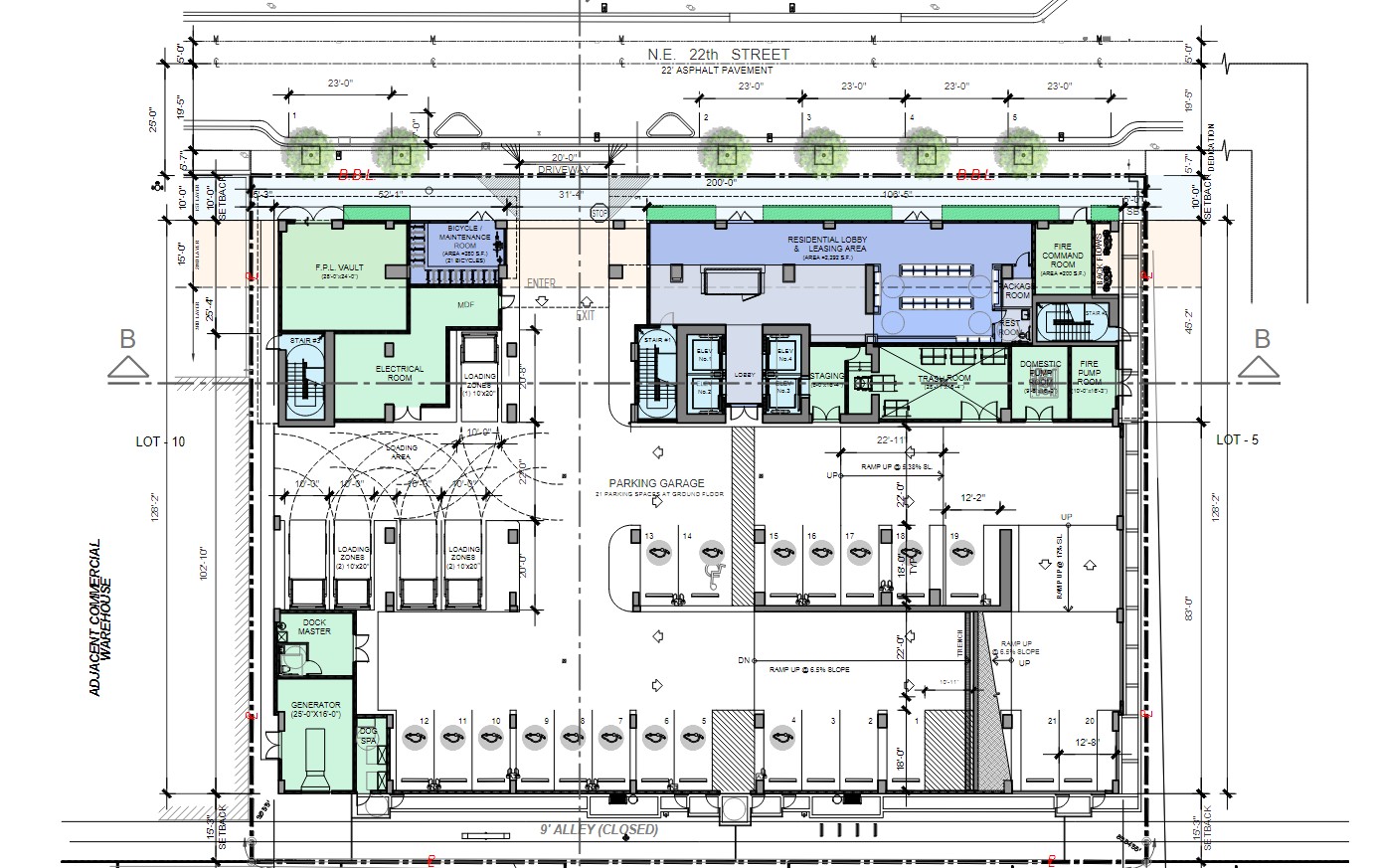 Site plan of Sense 22
