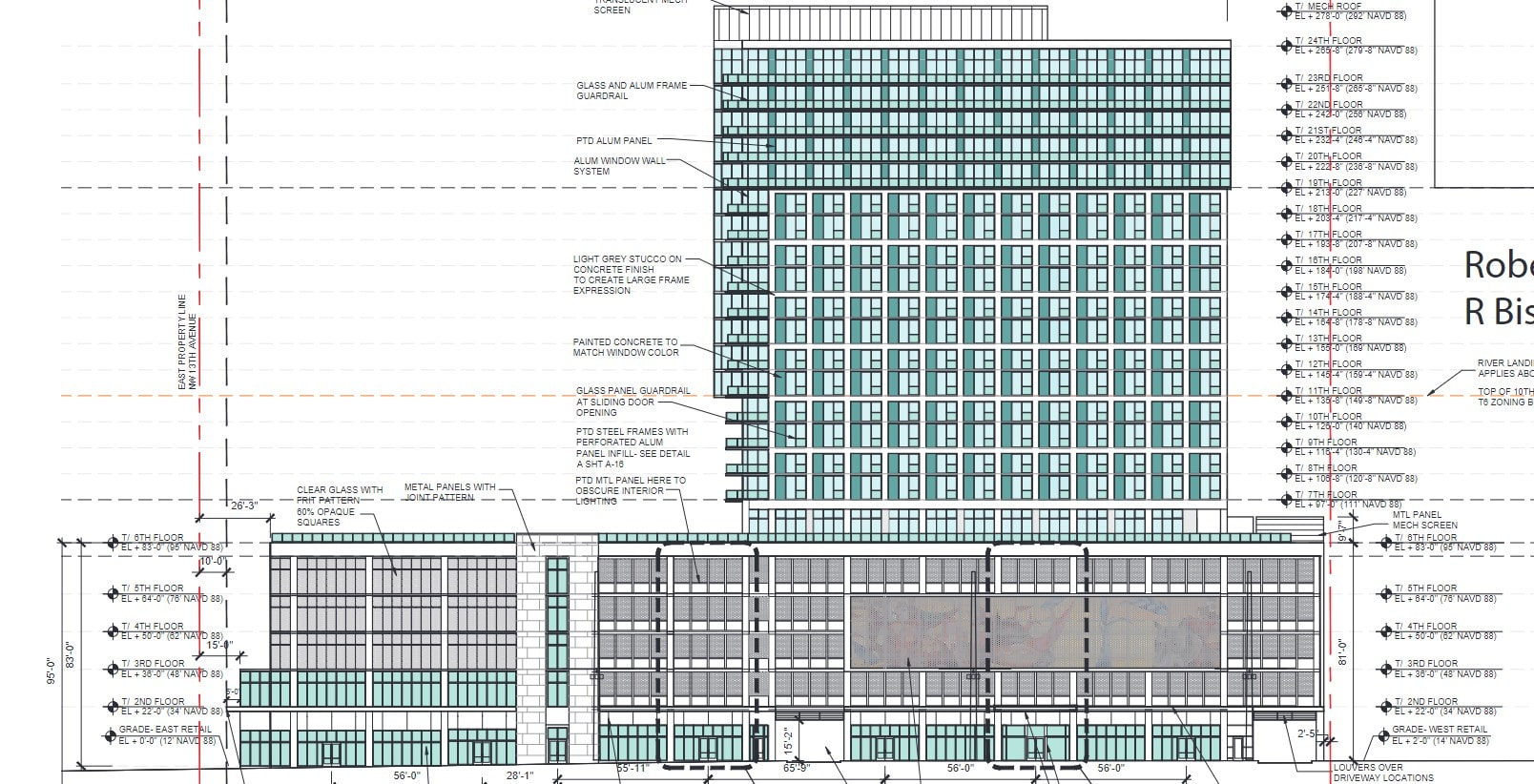 Elevations for 1344 NW 22nd Street