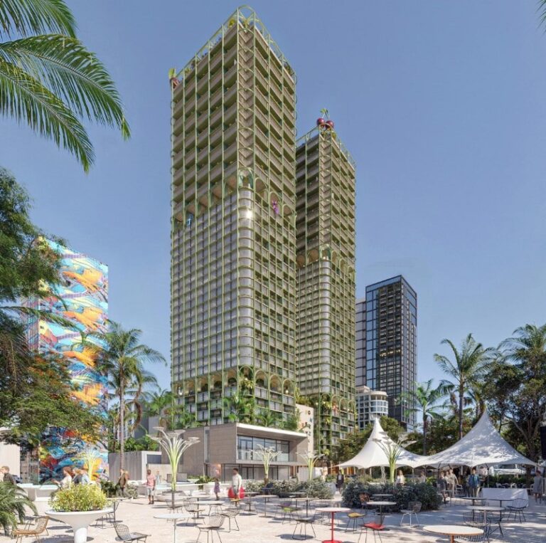 LivWrk Revises Wynwood Proposal to Feature Three 45-Story Towers at 2400 N. Miami Avenue
