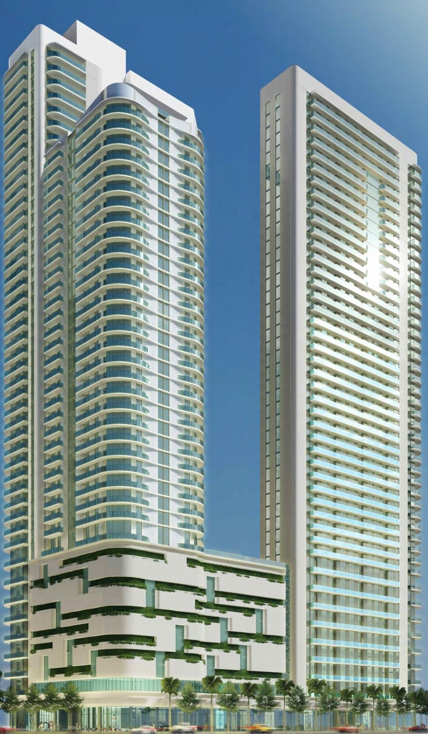 Edge House, Biscayne 18, and 1775 Biscayne Advance Through Foundation Work, Bringing 2,330 Units