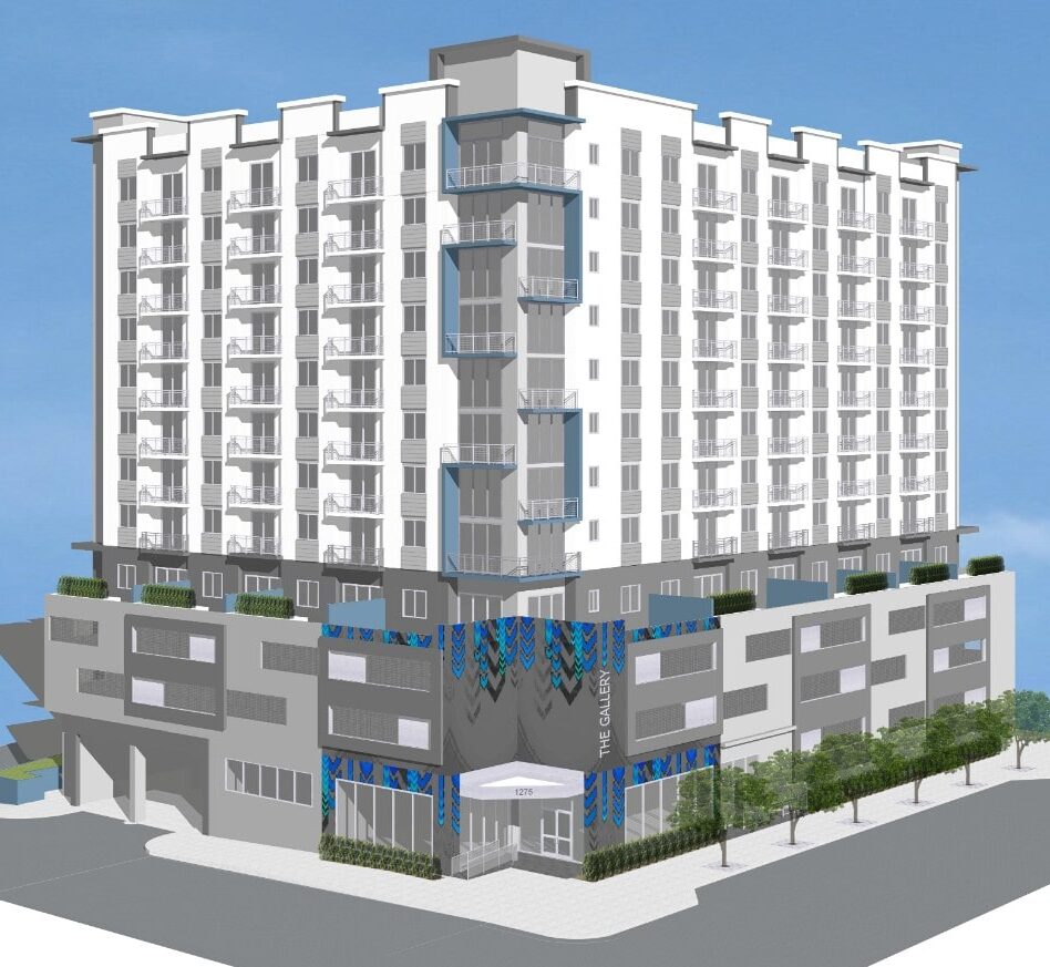 Rendering plan for Gallery at Little Havana
