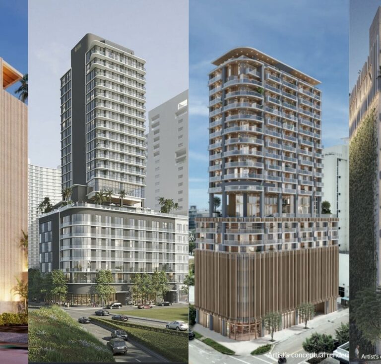 The Habitat Group Advances Through Permitting for 4 of Their Brickell Projects