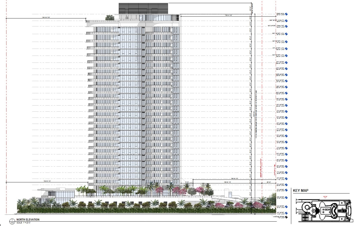 Elevations for 5400 North Flagler.