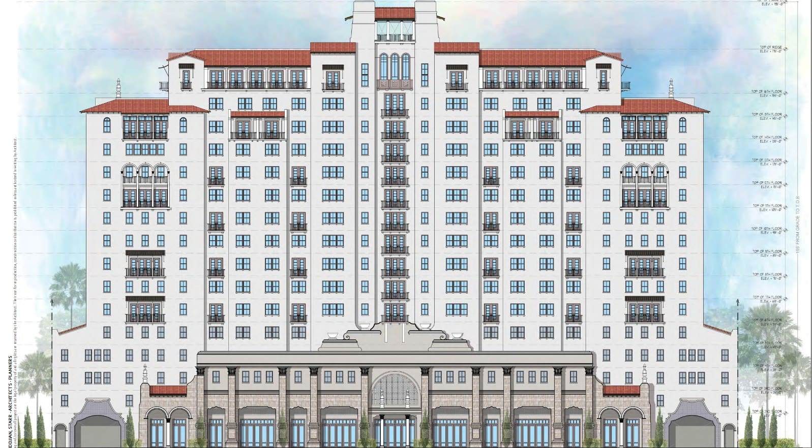 Elevations for Ponce 8 at 3850 SW 8th Street.