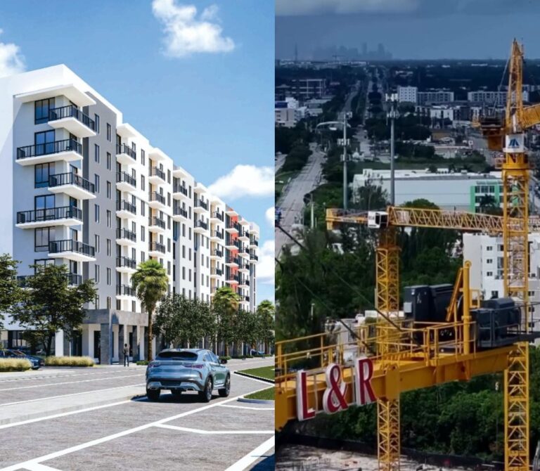 Cranes Rise as Construction Begins at Ambar Station in Naranja, South Miami-Dade