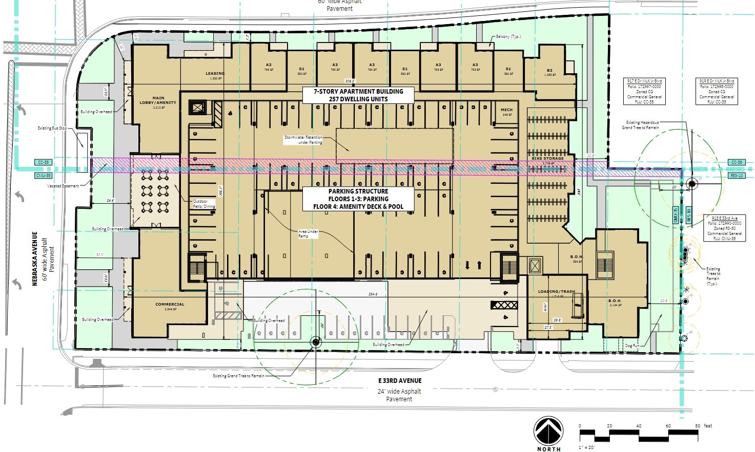 Mixed-Income Apartment Seeks Redesign at 3917 N Nebraska Ave in Ybor Heights, Tampa