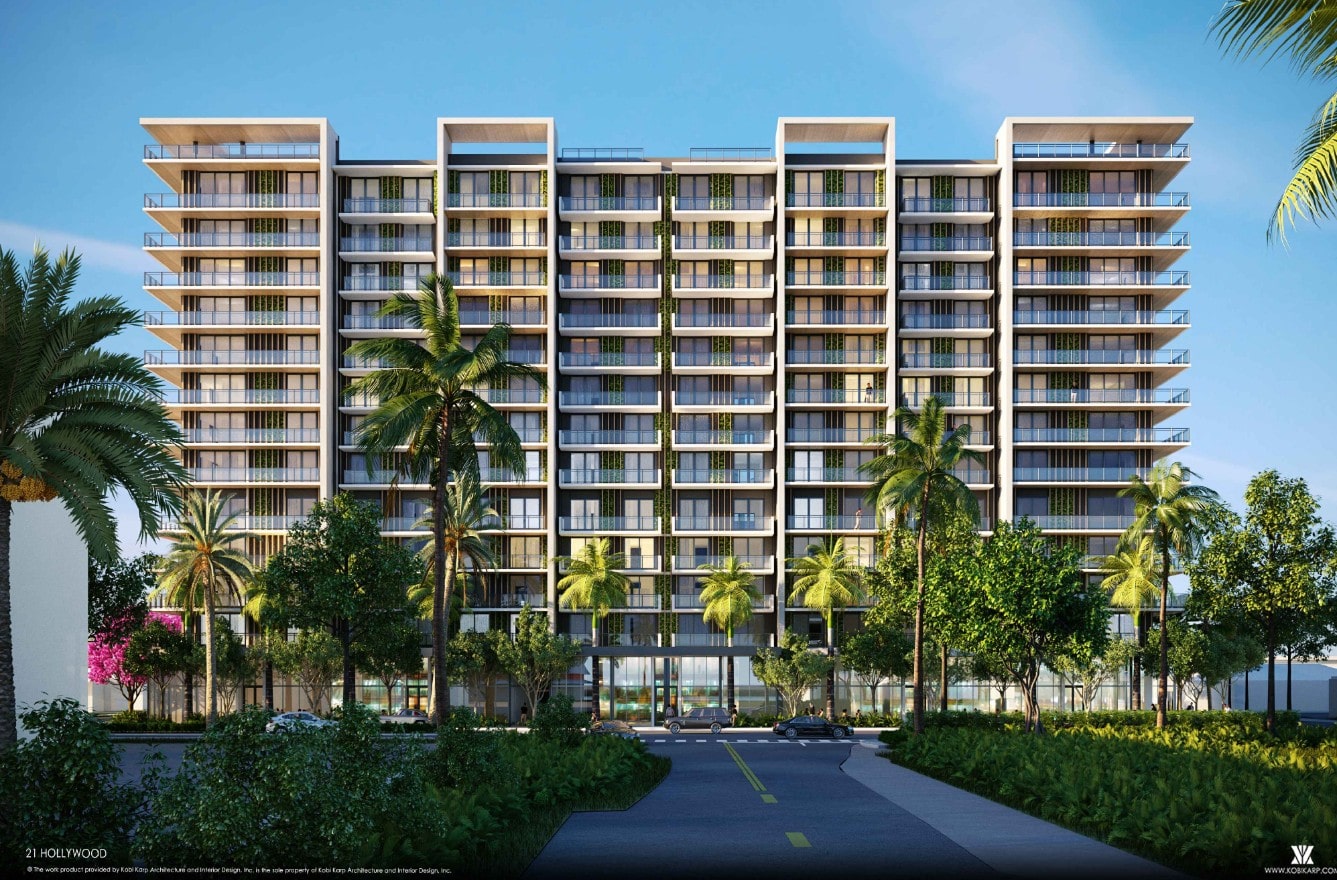 21 Hollywood Inches Closer to Topping Out in Hollywood's Royal Poinciana Neighborhood