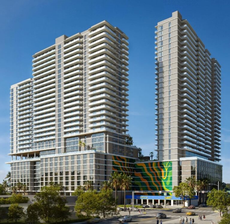 Related Group, LeFrak, and 13th Floor Investments File Plans for Two Multifamily High-Rises at 3650 Bird Road