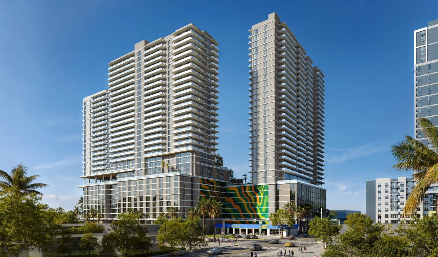 3650 Bird Road by Related Group, LeFrak, and 13th Floor Investments. Designed by Corwil Architects.