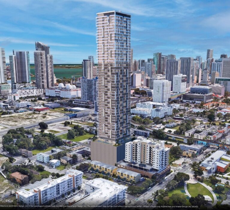 55-Story Tower Proposed at 1210 NW 2nd Ave in Overtown, Possible Through the Live Local Act
