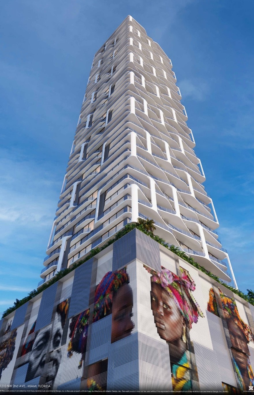 55-Story Tower Proposed at 1210 NW 2nd Ave in Overtown, Possible Through the Live Local Act