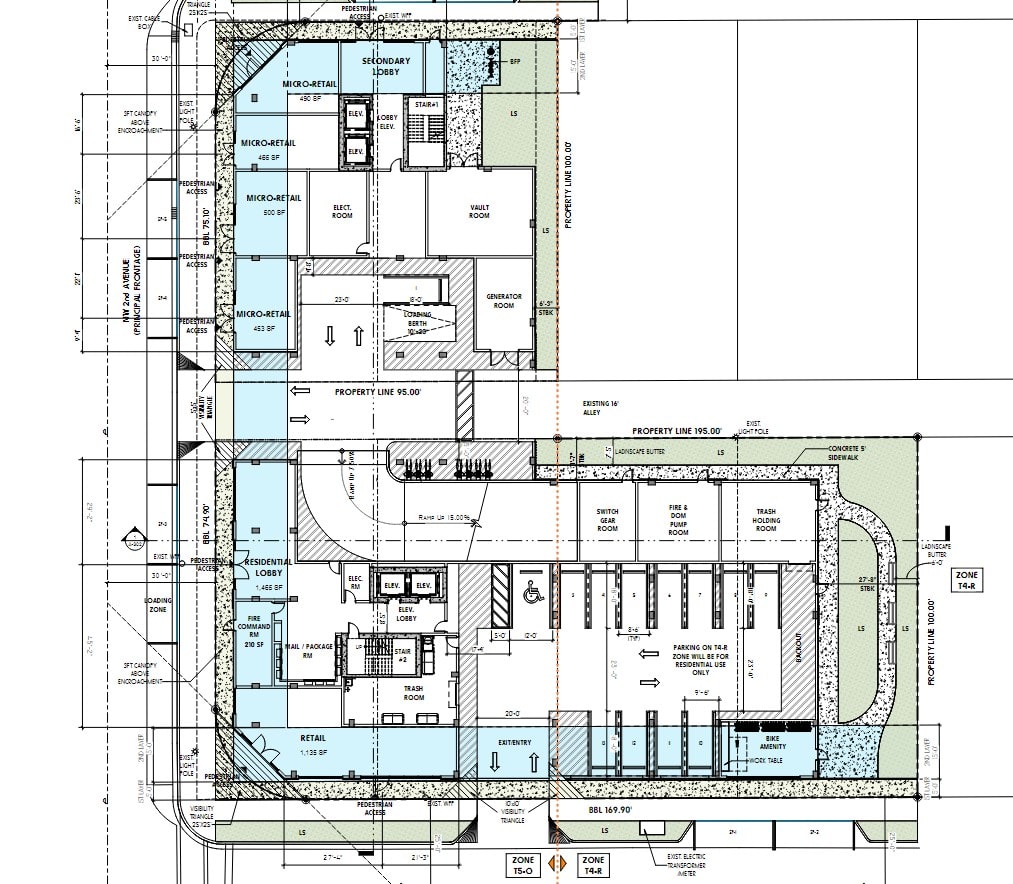 Miami's Urban Development Review Board Approves ABH Developer's Wyn Park Development 7 Site plan of the development, located at 3327 NW 2nd Ave.