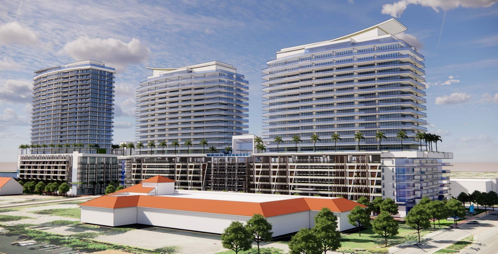 Riviera Beach Weighs In on ‘The Waterway,’ an Ambitious Three-Tower Development