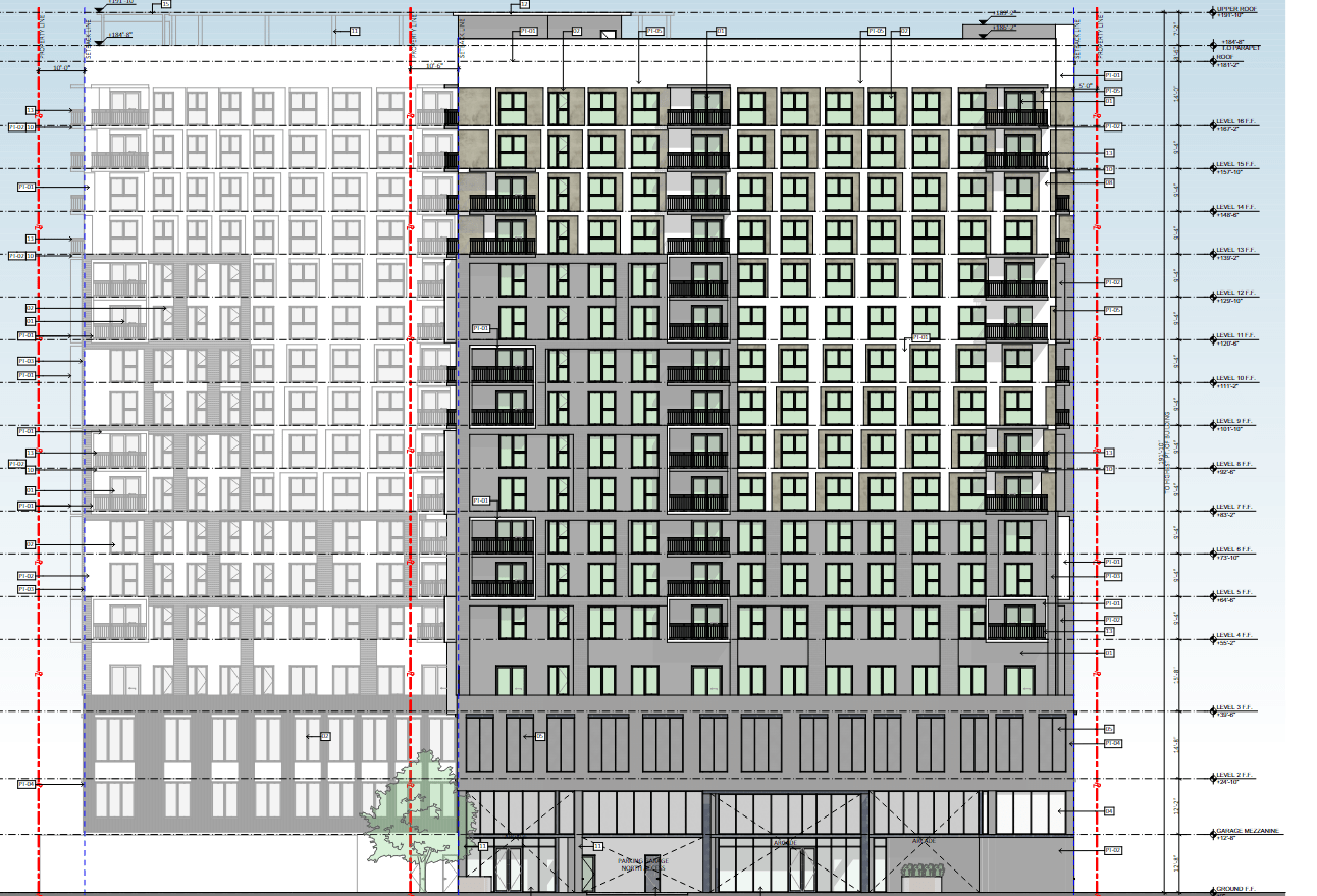 Alta Development Advances Plans for 16-Story SOMI Walk Student Housing Near University of Miami 6 Elevation of SOMI Walk.