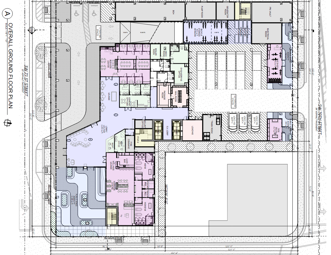 Alta Development Advances Plans for 16-Story SOMI Walk Student Housing Near University of Miami 5 Site plan of SOMI Walk.