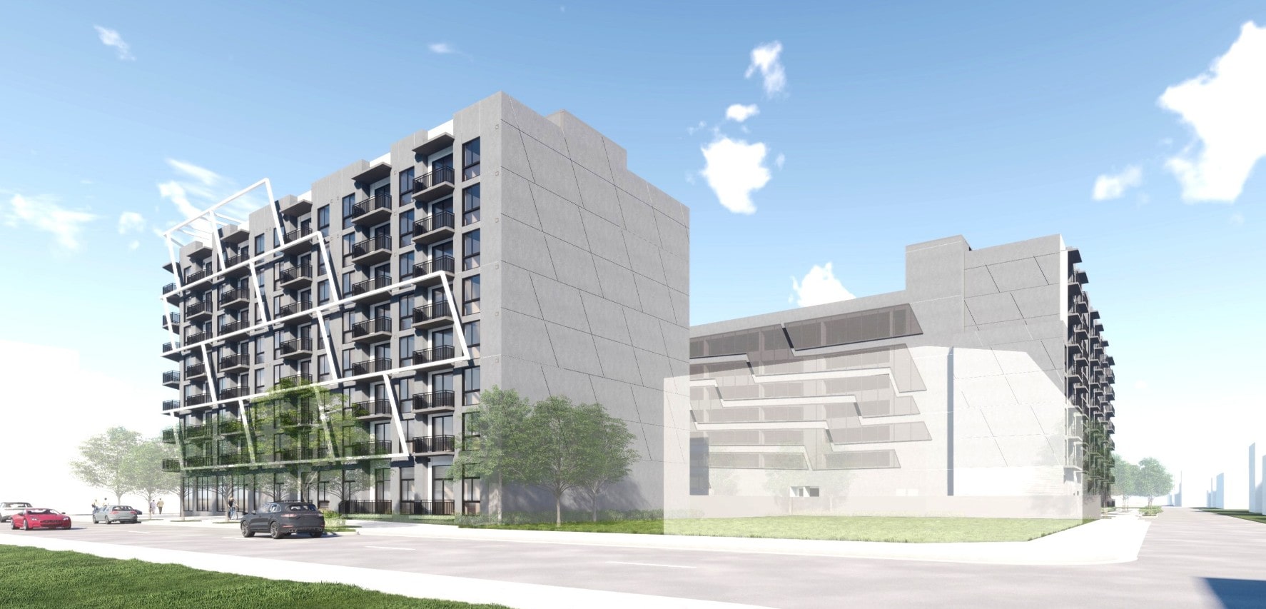 Plans Submitted to Miami's UDRB for 805 Flagler, Featuring 354 Units in Little Havana