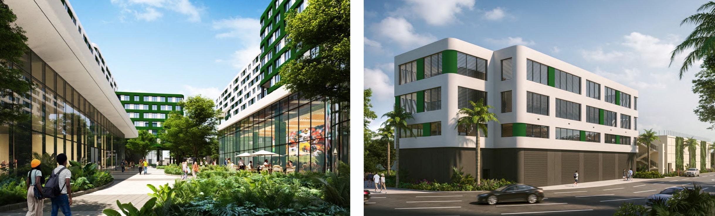 Planned Central Energy Plant pictured on the right.