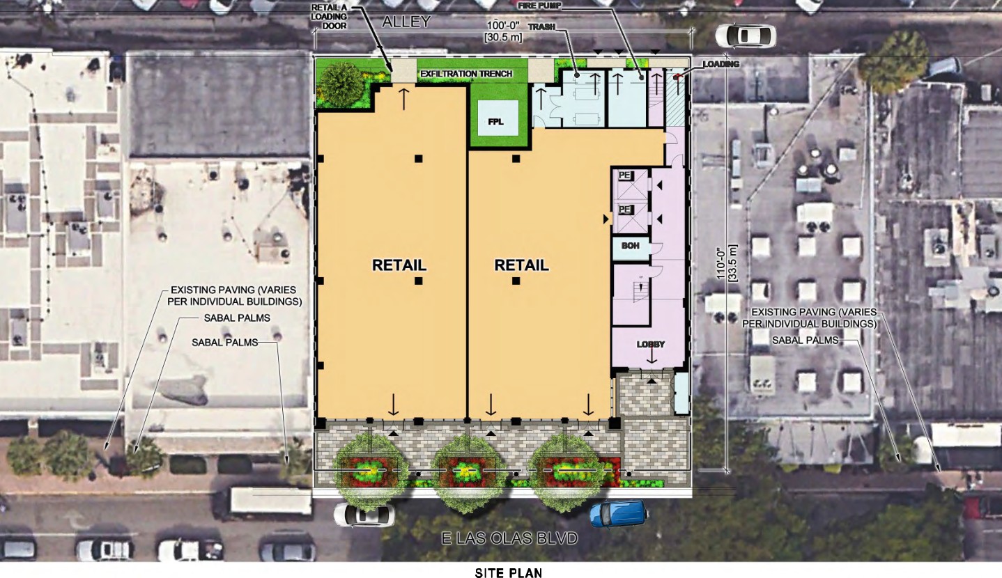 First floor of 811 E Las Olas.