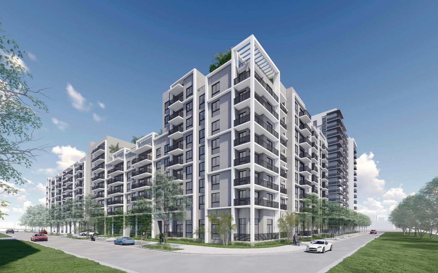 Mill Creek Residential's Modera Aventura South Development Enters Vertical Construction in Ojus