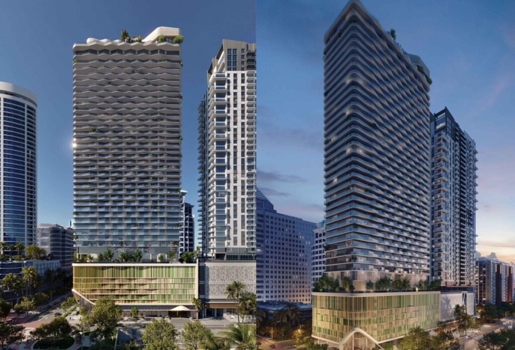 Andare Residences by Pininfarina Continues Towards Targeted 2027 Completion Date 1 New renderings of Andare Residences by Pininfarina, developed by the Related Group with the AOR serving as CFE.