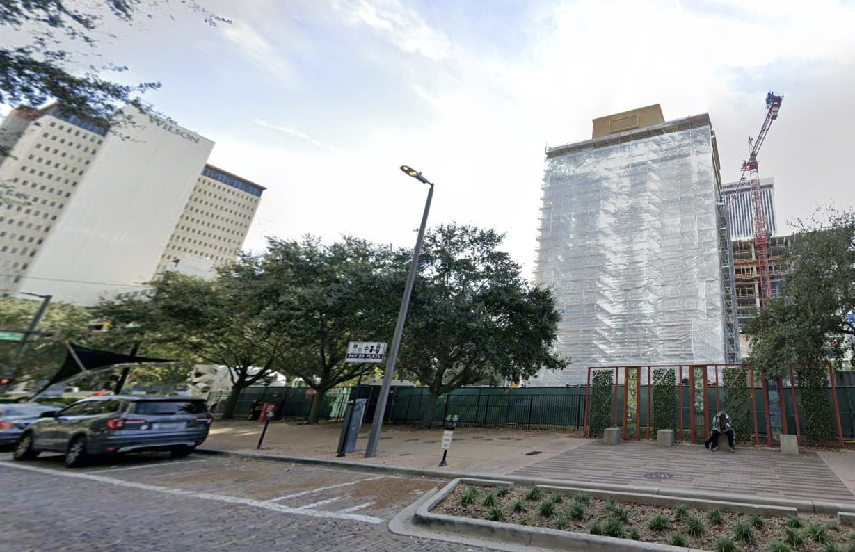 The current site at 601 N Ashley Dr, dated December 2025.