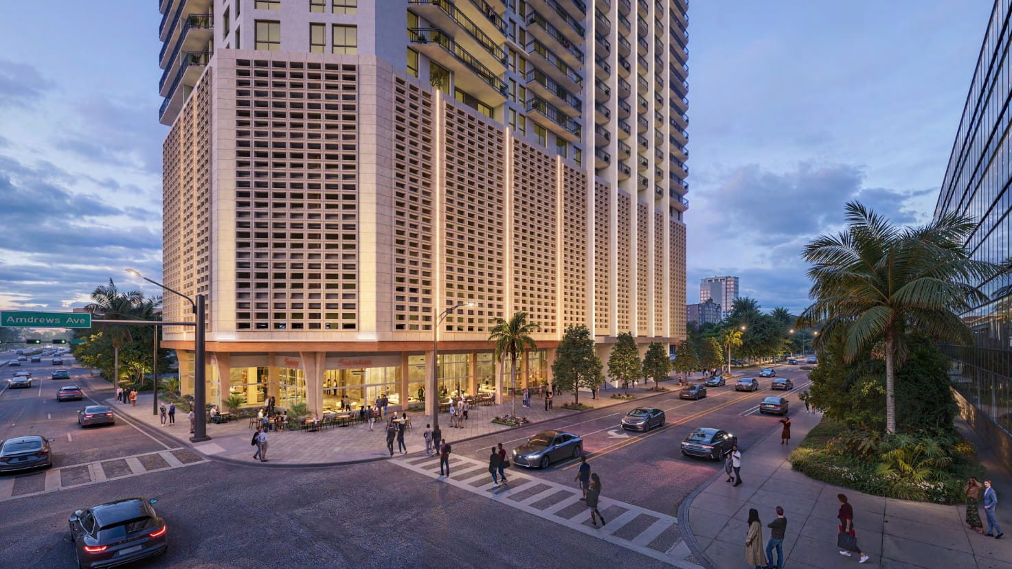 After Years of Revisions, Partnership Returns With New Tower Plan at 11 N Andrews Ave