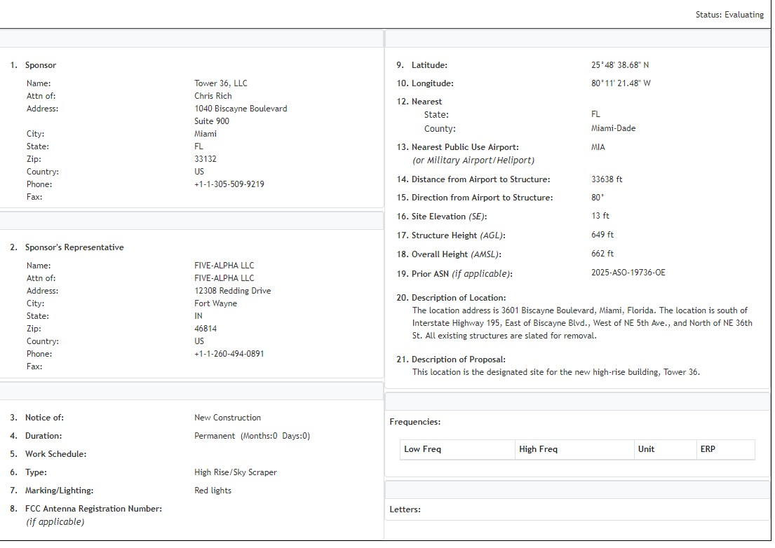 Floridian Rundown: Alma at FIU Planned in Sweetwater; FAA Permits Filed for Tower 36