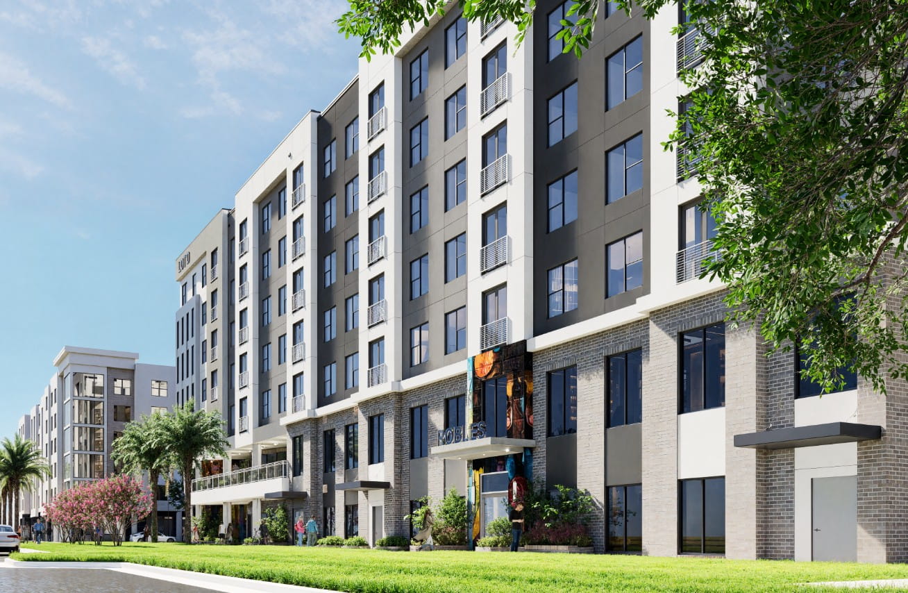 Construction Permit Filed for Robles Park Lot D, Marking First Phase of Redevelopment