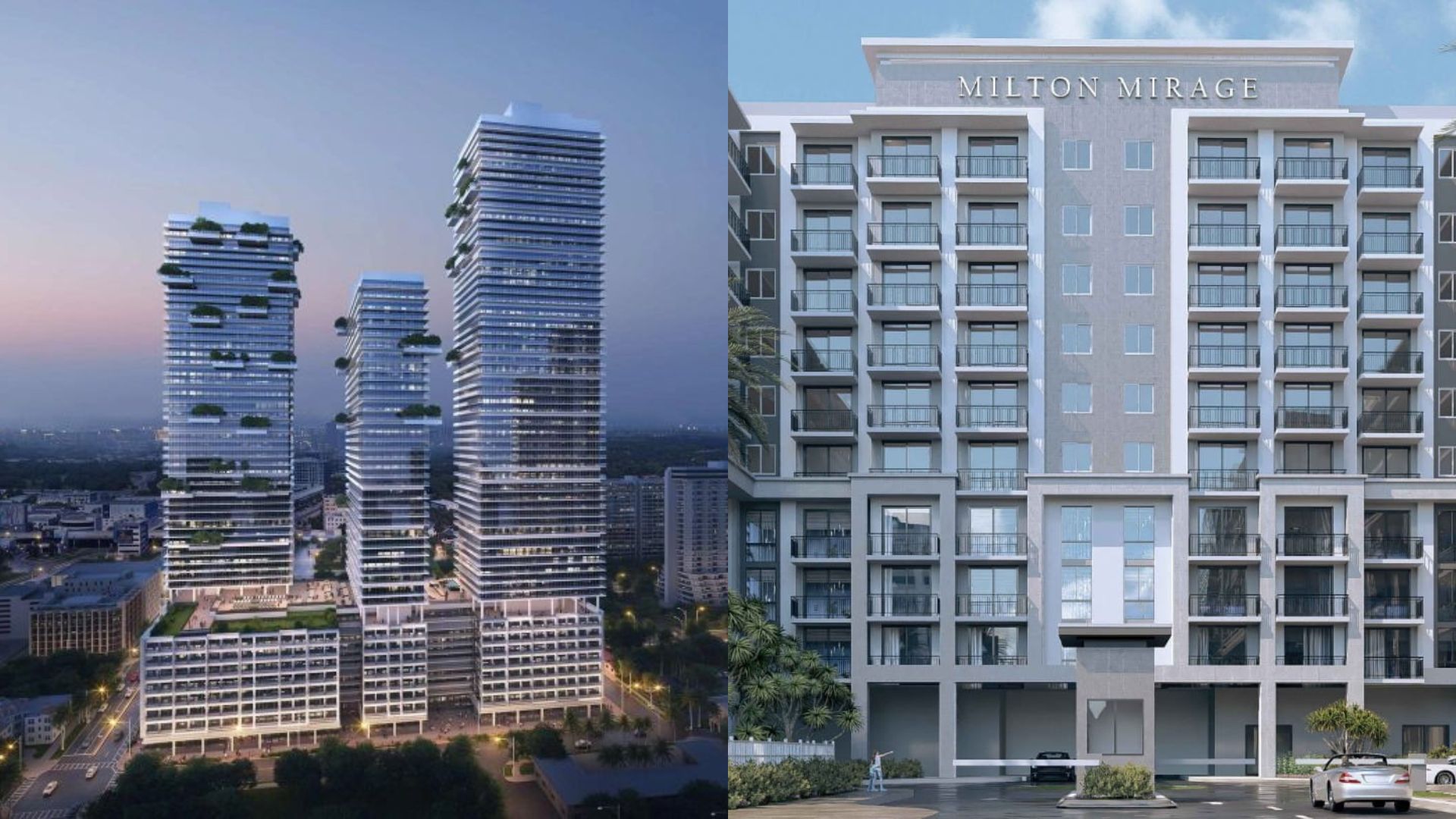 Floridian Rundown (1/11), picturing possible new rendering of 3333 Biscayne and new project called Milton Mirage.