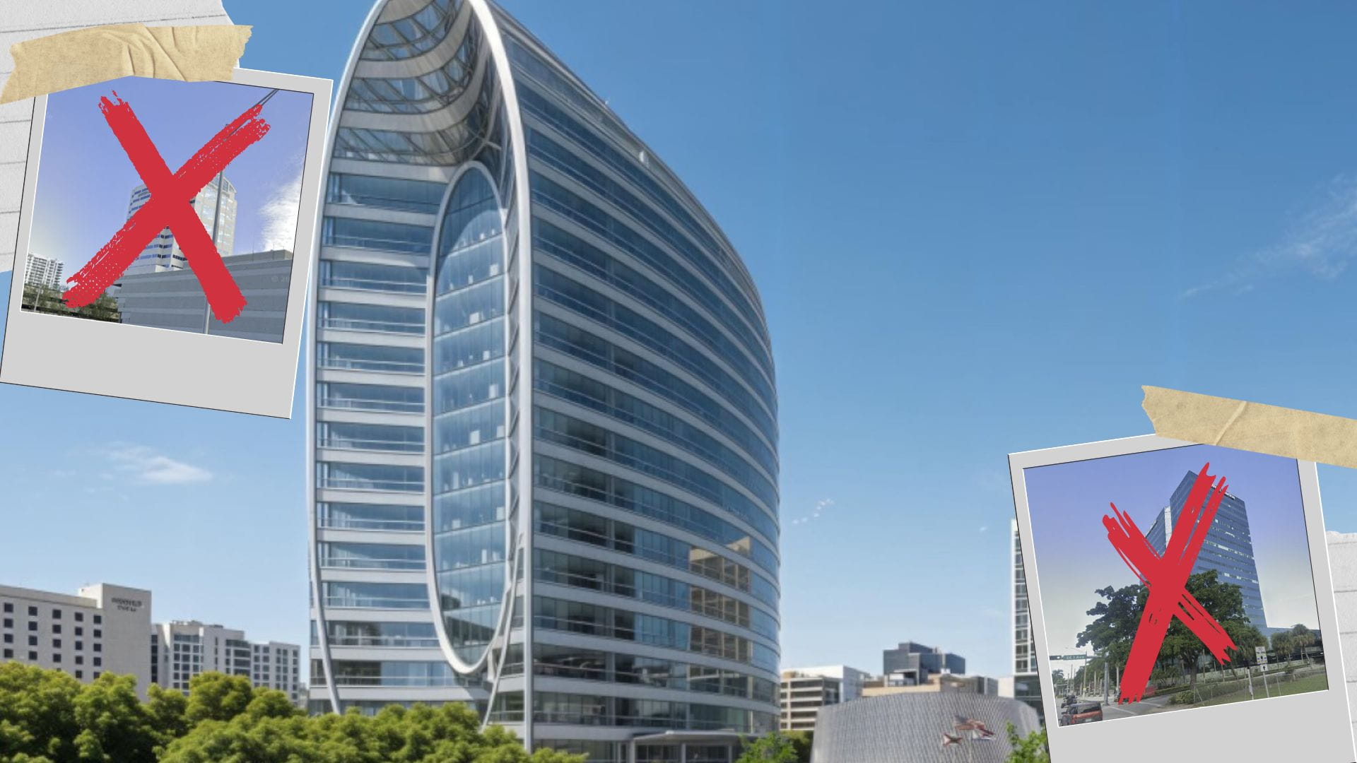 Rendering of Fort Lauderdale's new City Hall, prepared by PALMA and FTL City Hall Partners. Image reflects current outlook, plans may change at any time.
