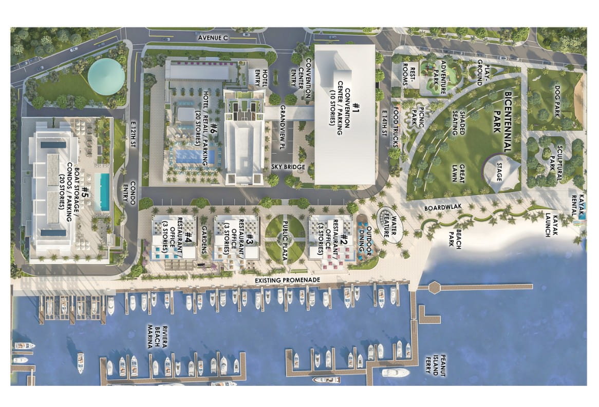 Site plan of Forest Development's proposal, located at 180 E 13th St.