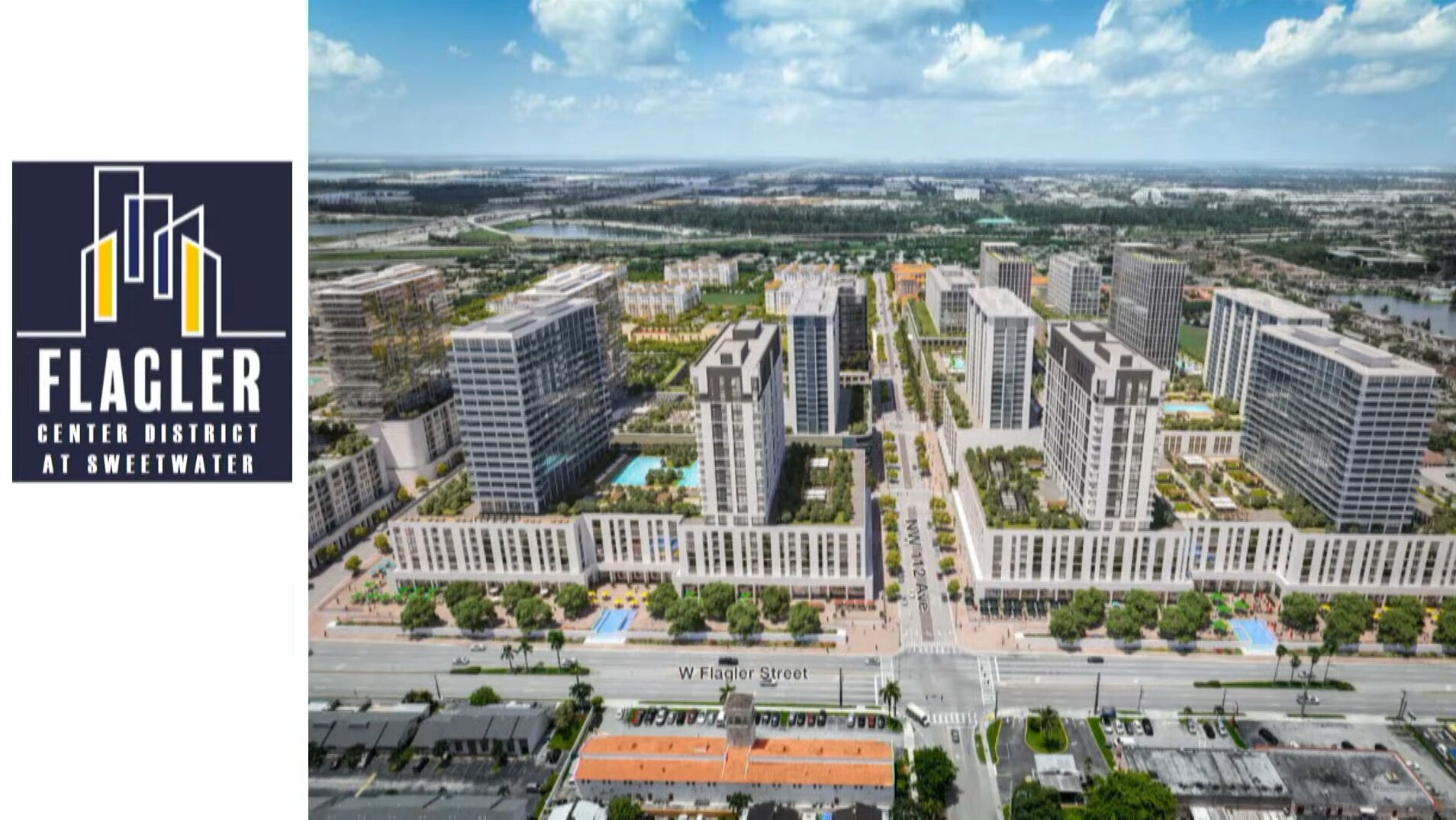 Plans for the Flagler Center District by CREI Holdings. Located at 11033 NW 2 TER.