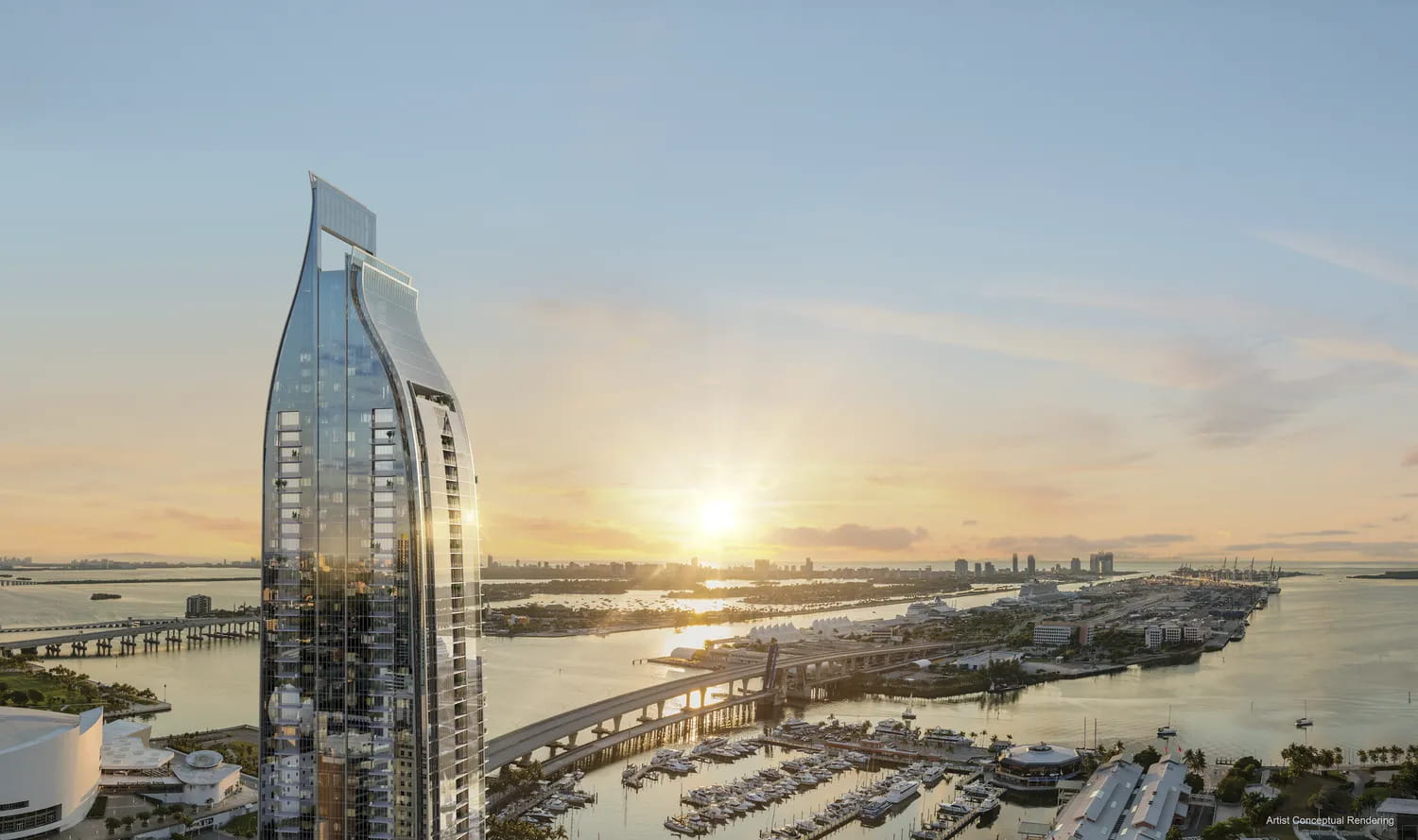 PMG Proposes Delano Residences, Miami's Second Supertall Skyscraper at Nearly 1,000 Feet