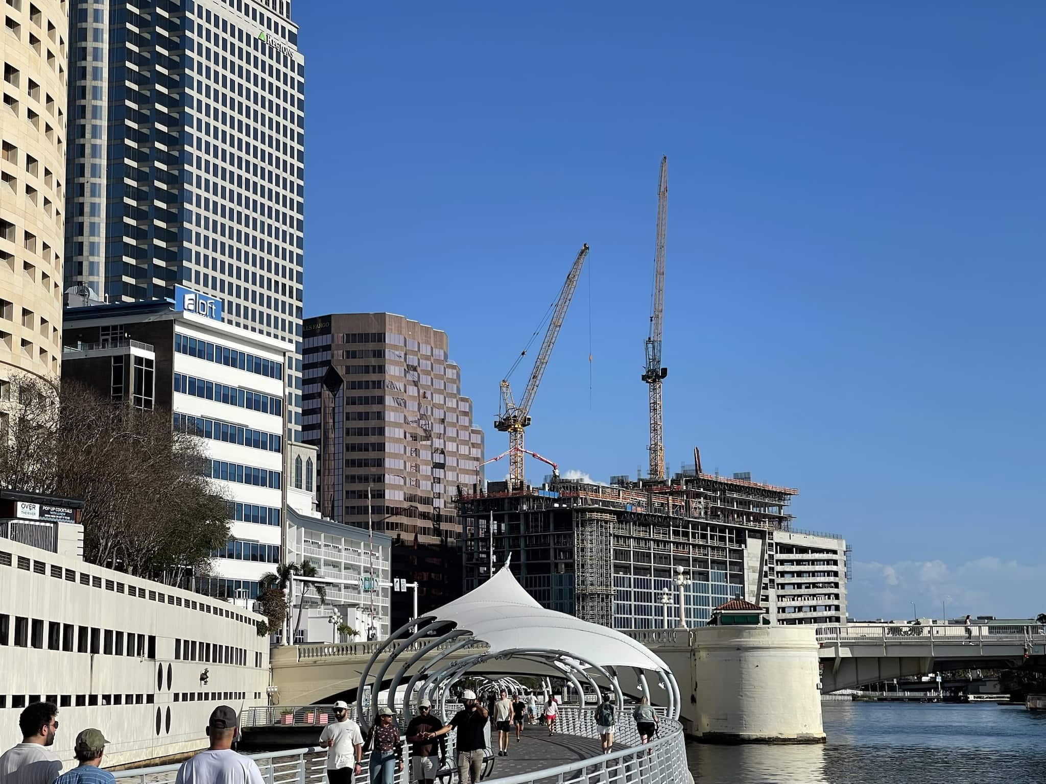 Pendry Residences Tampa, showcasing the structure now on the 14th and 15th floors.