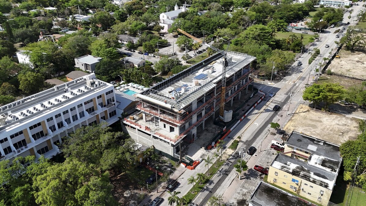 Moss Construction Tops Out Elemi at Grove Village Phase 2, Planned to Add 27 Apartments