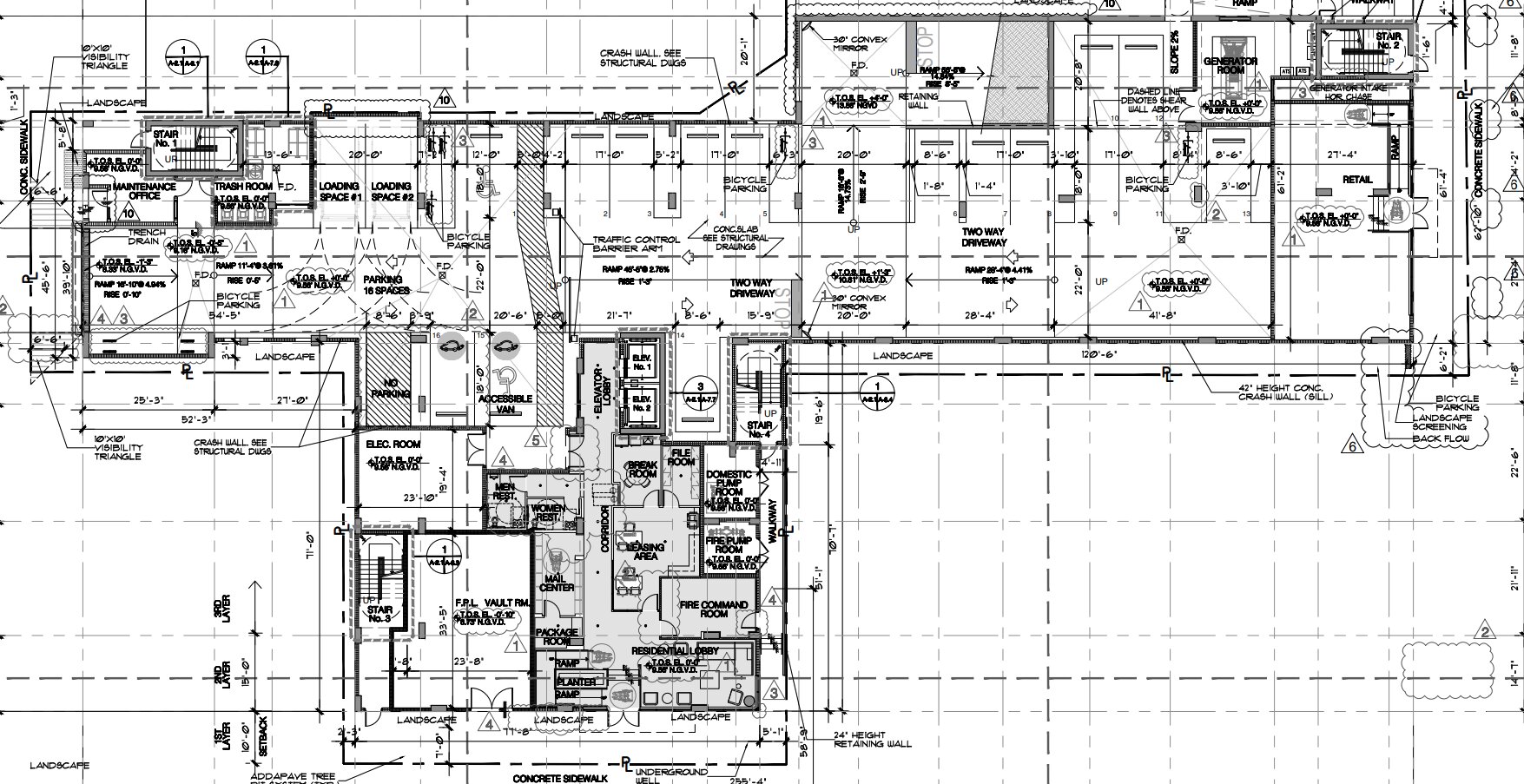 Site plan of Citadelle Village.