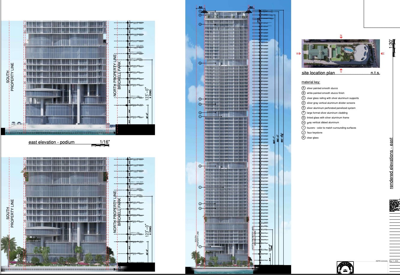 One of Brickell's Tallest Towers, 619 Brickell by Nobu, Heads to UDRB