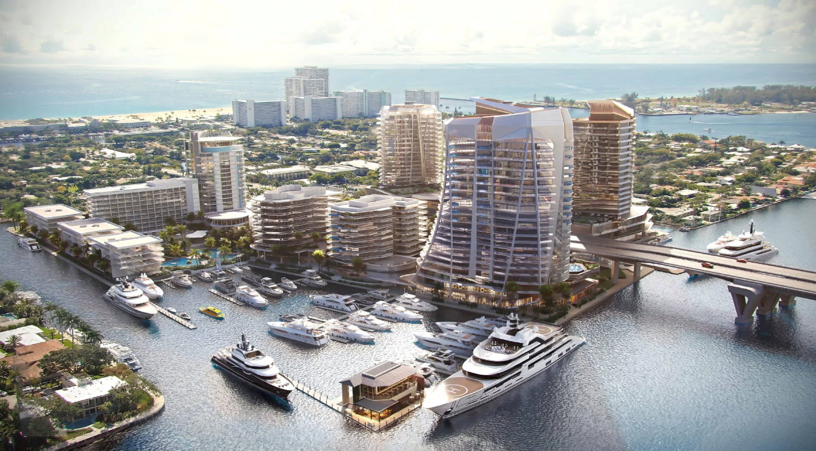 Plans Submitted for Four-Tower Expansion of Pier Sixty Waterfront Development in Fort Lauderdale