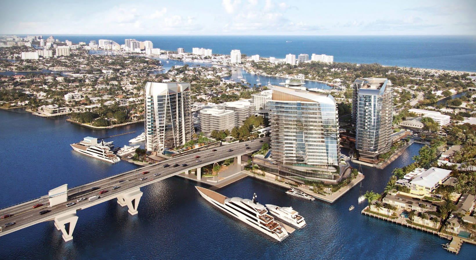 Plans Submitted for Four-Tower Expansion of Pier Sixty Waterfront Development in Fort Lauderdale