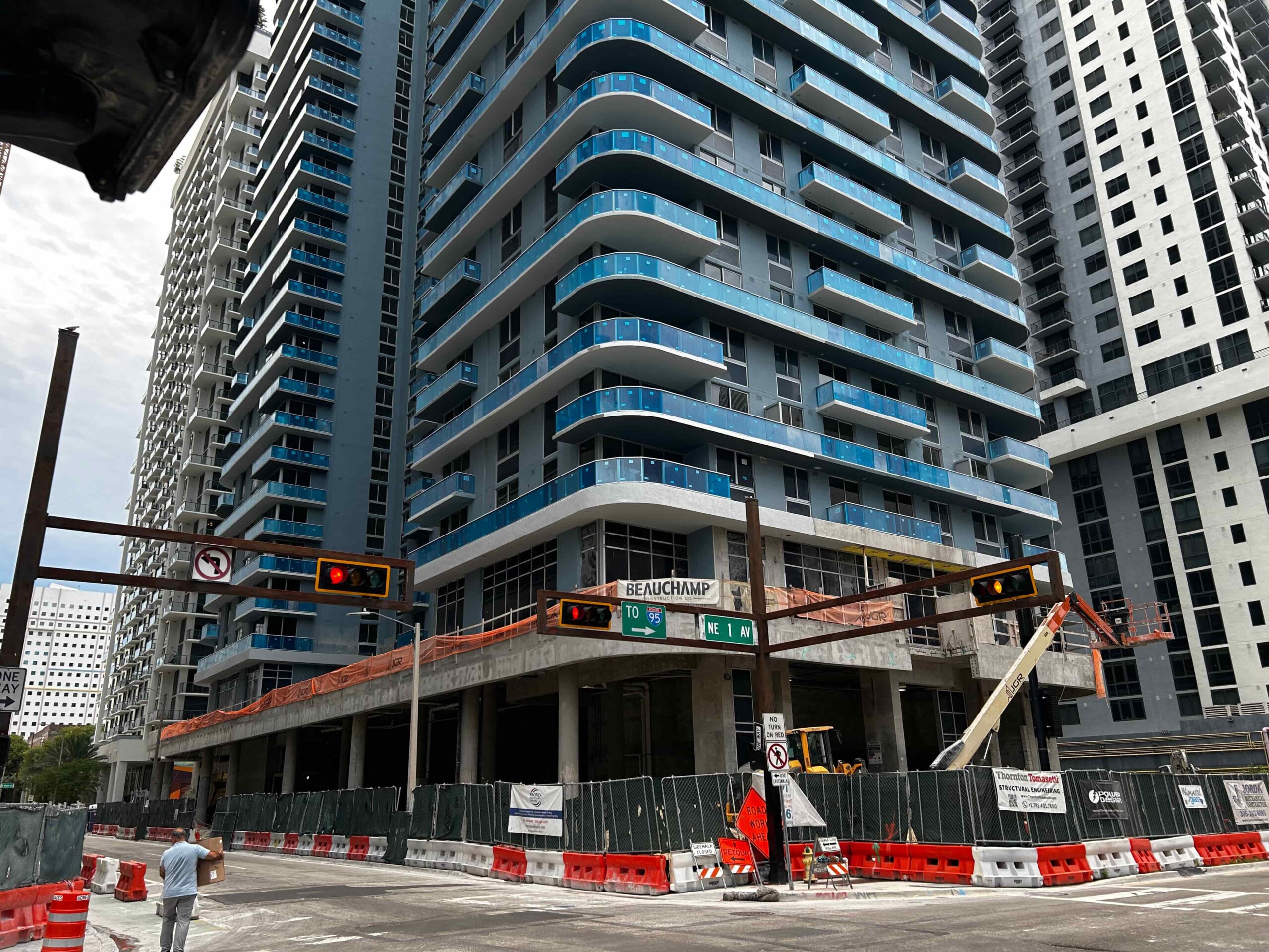 Floridian Development Explores Miami's Construction Canyon Along NE 6th Street