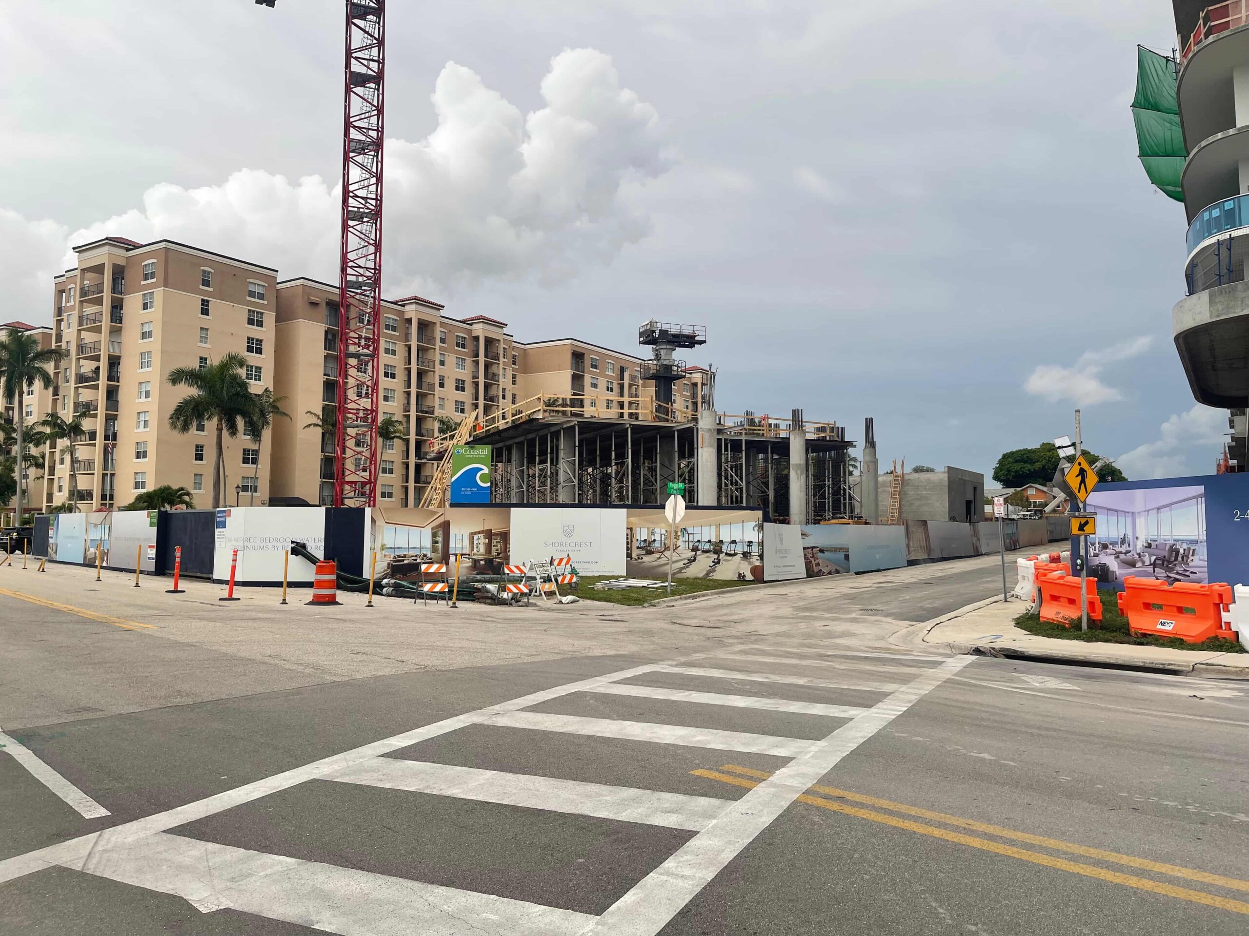 Vertical Construction Begins on 306-Foot Shorecrest Condo Tower in West Palm Beach