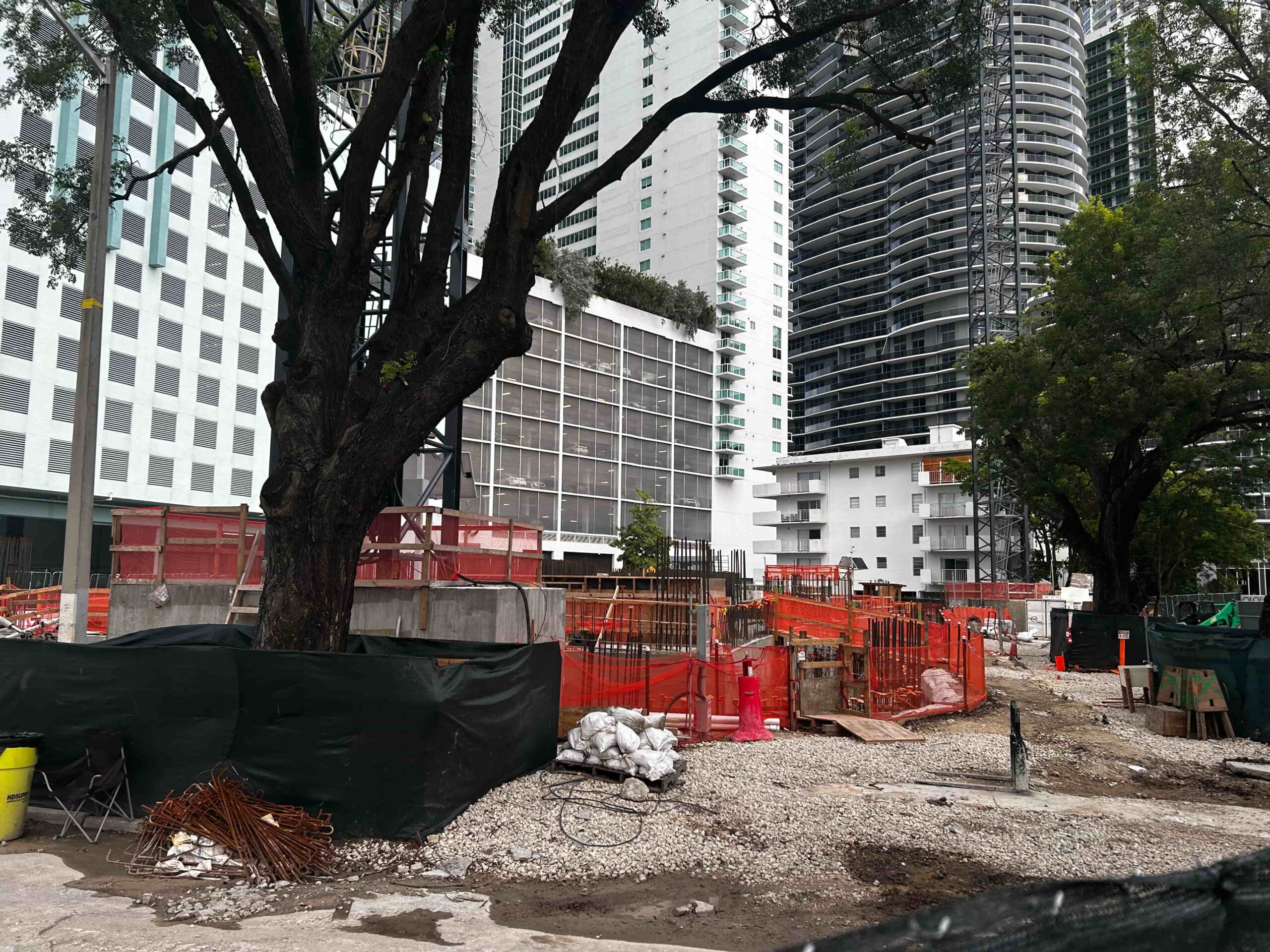 Edge House, Biscayne 18, and 1775 Biscayne Advance Through Foundation Work, Bringing 2,330 Units