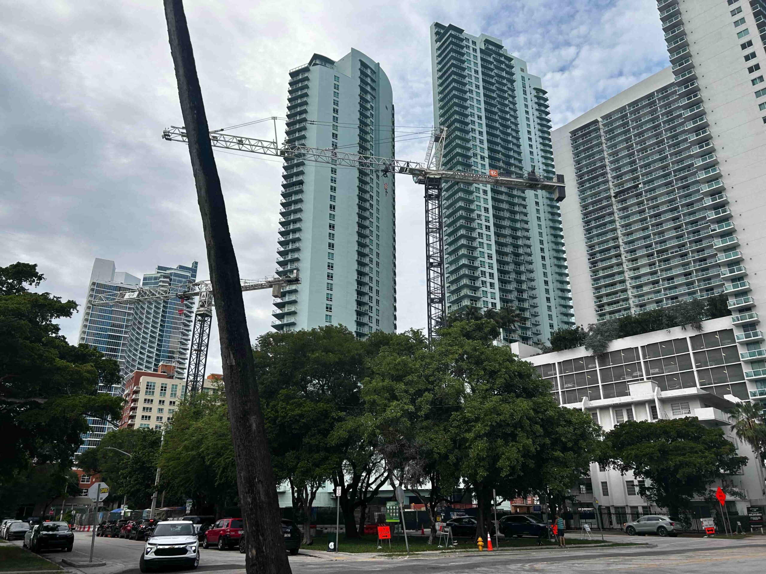 Edge House, Biscayne 18, and 1775 Biscayne Advance Through Foundation Work, Bringing 2,330 Units